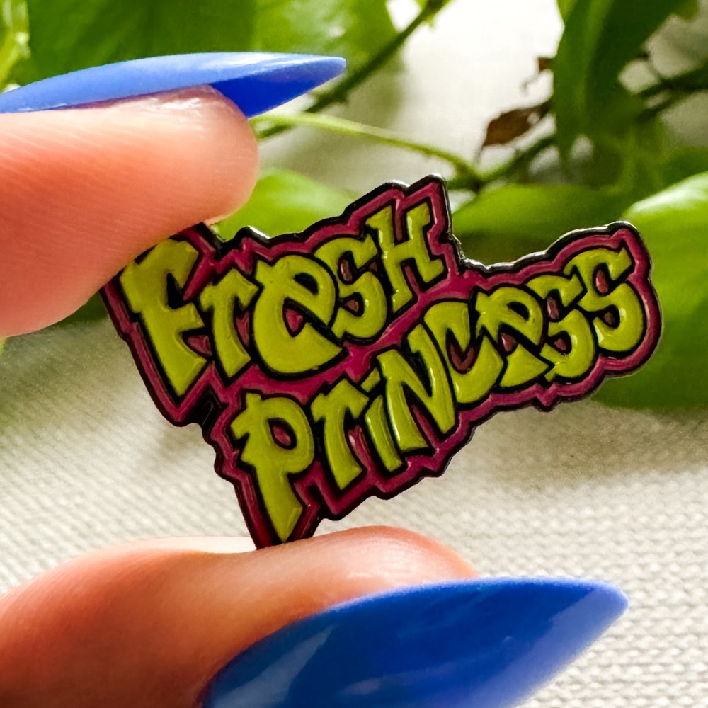 Fresh prince inspired enamel pin